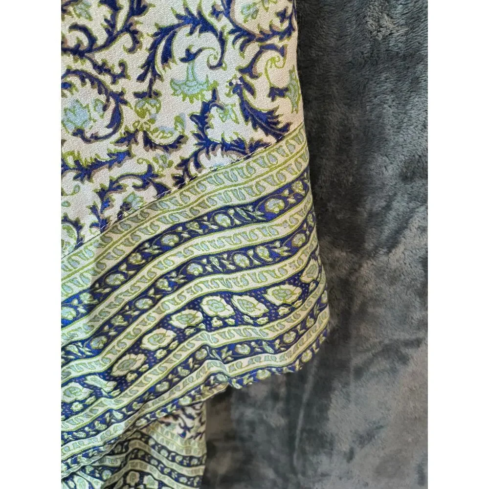 Lucky Brand Floral Paisley Maxi Dress Women's Large - Picture 6 of 11